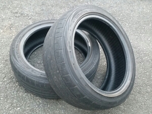 タイヤ　215/45Ｒ17　ダンロップ　ＤＩＲＥＺＺＡ　2本　中古