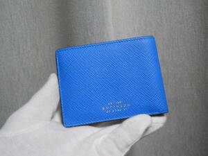 ＳＭＹＴＨＳＯＮ　スマイソン　２つ折りのお財布　札入れ　ブルー