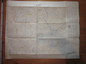 古地図　信濃池田　2万5千分の1地形図◆昭和５５年◆長野県