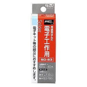 太洋電機産業(goot) 電子工作用 鉛入りはんだ φ1.0mm スズ60%/鉛40% ヤニ入り SD-83 日本製