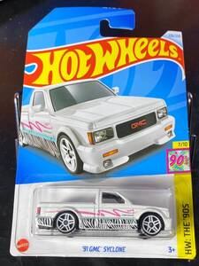 ホットウィール HOTWHEELS 91 GMC SYCLONE 90S 白 サイクロン