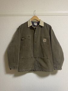 1円スタート！Carhartt Made in USA Mediumサイズ DKB チョアコート