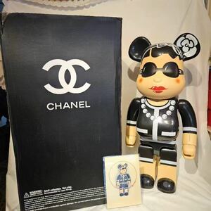 中古品 BE＠RBRICK ベアブリック CHANEL 1000%