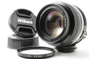 【1円スタート】Nikon NIKKOR 50mm F1.4 Ai ニコン 単焦点 MF レンズ #BT24022