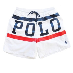 POLO RALPH LAUREN / ポロラルフローレン POLO SAILING TRAVELER SWIM SHORTS WHITE MLXXL