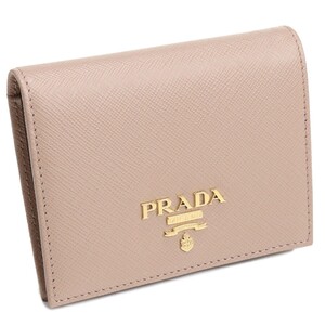 プラダ PRADA 2つ折り財布 ブランド財布1MV204　QWA　F0236CIPRIA ベージュ系 