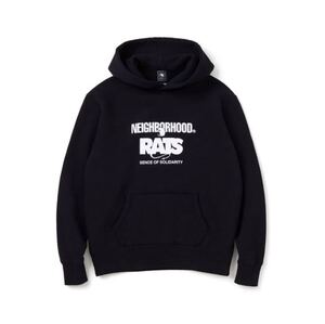 25ss RATS × NEIGHBORHOOD サイズXL ラッツ ネイバーフッド hooded フーディー ブラック black