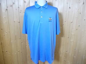 e15◆POLO GOLF RALPH LAUREN 半袖ポロシャツ◆サイズL ポロゴルフ ラルフローレンポロシャツ ペルー製 USGA RULES COMMITTEE 送料360円 5J