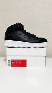 NIKE LAB AIR FORCE 1 MID BLACK WHITE ナイキ ラボ エア フォース 黒 白 