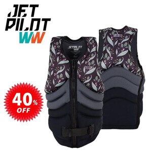 ジェットパイロット JETPILOT レディース ライフジャケット セール 40%オフ 送料無料 カンタム Y F/E ネオベスト JA21304 ブラック 10/M