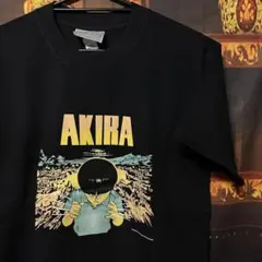 AKIRA メンズ Tシャツ 半袖 レトロ リプリント 新品 ブラック