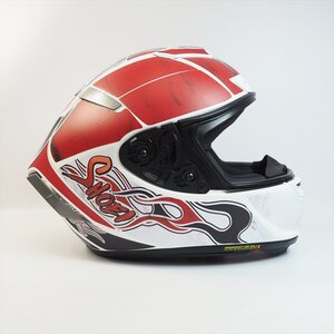 SHOEI X-Fourteen Mサイズ専用 ファイヤーレッド ヘルメット デカールキット オフロード ショウエイ