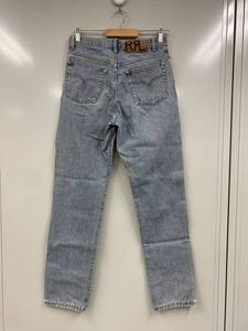 RRL デニム W29 MADE IN USA ( ダブルアールエル POLO ラルフローレン レザー 革 vintage ビンテージ Levis 501 XX 66 バッグ 財布 ベルト