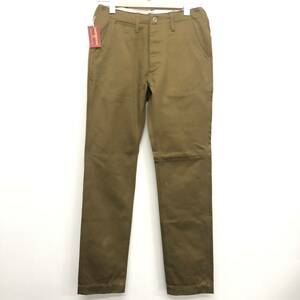 タグ付き★【JOE McCOY】ジョーマッコイ★チノパン WORK CHINO TROUSERS チノパンツ トラウザー BLUE SEAL サイズ29 MP19010 02