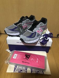 【新品】26.5cm KITH × New Balance 990V4 United Arrows キス ニューバランス ユナイテッドアローズ グレー