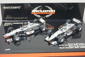 ミニチャンプス PMA 1/43 ワールドチャンピオンセット6 マクラーレンメルセデス MP4/13 1998 #8 / MP4/14 1999#1 2台セット 402989901