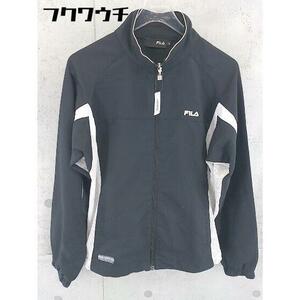 ◇ FILA フィラ 長袖 トラック ジャケット サイズM ブラック レディース