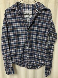 Frank & Eileen x AMERICAN RAG CIE 別注 BARRY FLANNEL SHIRT フランクアンドアイリーン バリーチェックネルシャツ サイズXS