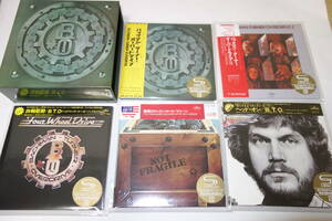 送料無料◆バックマン ターナー オーヴァードライヴ Bachman Turner Overdrive 紙ジャケット SHM-CD 5枚セット 特典BOX付 限定盤 紙ジャケ 