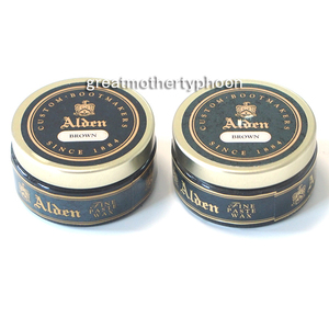 送料コミ追跡アリ◆新品◆オールデン シュー ワックス ブラウン 2個セット★Alden Fine Paste Shoe Wax Brown