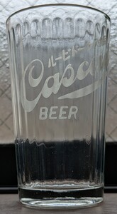 新カスケードビール　ビールコップ　Cascade Beer　戦前　グラス　アンティーク　コレクション