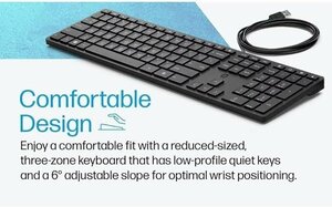 【新品未使用】50個セット日本語配列 薄型キーボード HP Wired Desktop 320K Keyboard JPN HSA-P010K L96909-291 有線 USB【送料無料】