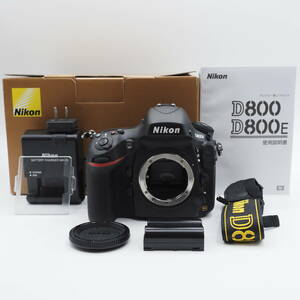 ★ショット数わずか181回・元箱付き新品級★ Nikon ニコン デジタル一眼レフカメラ D800E ボディ #2453