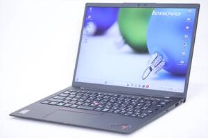 1円～ 2023年製 12世代CPU Windows11 16GBメモリ Lenovo ThinkPad X1 Carbon Gen10 i5-1235U 16Ｇ SSD256G 14.0WUXGA WiFi6E