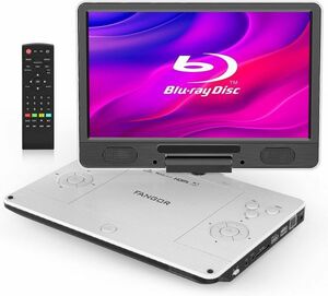 新品未開封◆FANGOR ポータブルブルーレイプレーヤー 12型 HDMI出力対応 11.4インチ 270度回転 CPRM バッテリー内蔵 車載可能 DVD/blu-ray