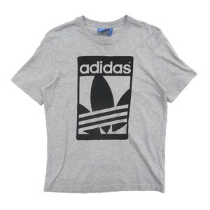 古着 アディダス adidas プリントTシャツ グレー サイズ表記：S　gd79654