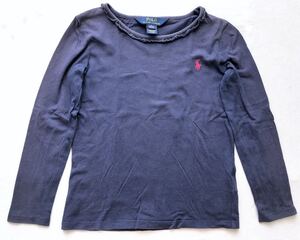 ラルフローレン キッズ 子供服 カットソー 長袖Tシャツ 刺繍ロゴ　　ワンポイント POLO RALPH LAUREN 柳1679