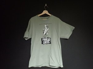 ビンテージ Tシャツ PINHEAD CIRCUS NOFX来日時に購入 L バンド　PUNK vintage　サイン入り　BYO　RECORDS