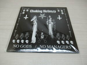 86/L760★洋楽LP★Choking Victim No Gods / No Managers★レコード★盤面キズあり★再生確認済み 中古品