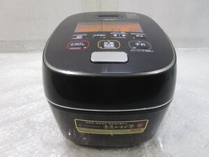 ◎ZOJIRUSHI 象印 圧力IH炊飯ジャー 炊飯器 極め炊き 豪炎かまど釜 5.5合炊き NW-JW10 ブラック 2022年製 w11019