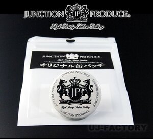 ★JUNCTION PRODUCE/ジャンクション プロデュース★オリジナル 缶バッジ/ホワイトベース×ブラックロゴ【1個】