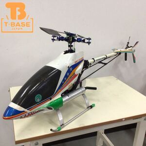 1円〜 店頭受取限定 ジャンク R/C ラジコンヘリコプター Futaba S9252、R1490P、JR G5000T 等