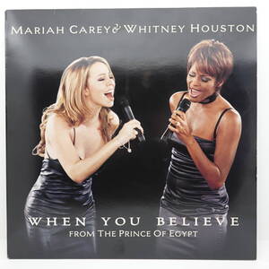 LP EU盤 マライアキャリー & ホイットニー・ヒューストン / When You Believe (From The Prince Of Egypt)