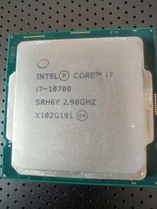 Intel core i7 10700 CPU 動作確認済