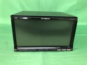 KJ396 中古 カロッツェリア carrozzeria カーナビ HDDナビ AVIC-ZH009 CD/DVD 動作未確認