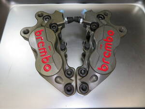 brembo CNC 40㎜ピッチ 4POTレーシングキャリパーSET/低走行ブレンボNSR250R＃80