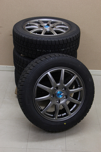 未使用 GOODYEAR ICE NAVI 7 205/55R16 21年製 スタッドレス 冬タイヤ ホイール付きタイヤ LOXARNY SPORT 5H 114.3 16×6.5J ET38