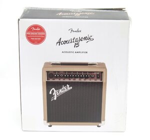 Fender Acousta sonic 15 15W アコギ用 コンパクトアンプ #UD3471