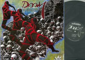 DOOM ／ NO MORE PAIN　ＬＰ ソノシート付　　検～ explosion thrash 諸田コウ outrage shellshock jurassic jade united gastunk