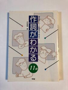 作詞がわかる１１章 君の熱いハートを伝えてみよう／北村英明(著者)