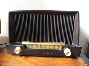 Vintage「National PS-54 Vacuum tube radio」動作品 ナショナル 真空管ラジオ ビンテージ 昭和レトロ 