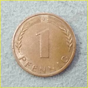 【ドイツ 1ペニヒ 硬貨/1967年】 1 PFENNIG 旧硬貨 /西ドイツ/コイン/古銭