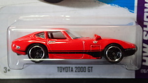 未開封 ホットウィール Hot Wheels 　 TOYOTA 2000GT　トヨタ2000GT　レッド