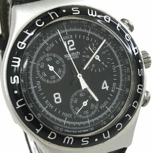 Swatch スウォッチ IRONY アイロニー HIGH TAIL 腕時計 YCS1000 クオーツ アナログ ラウンド コレクション クロノグラフ ウォッチ