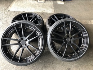 BC forged 鍛造ホイール・タイヤ4本セット 【フロントタイヤ新品】UG/TH-001