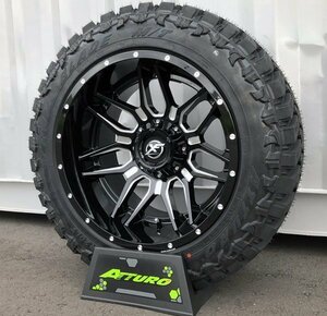 20x12J JL TJ JKラングラー XF OFFROAD XF222 20インチマッドタイヤホイール ATTURO TRAIL BLADE MT 285/50R20 33x12.50R20 35x12.50R20